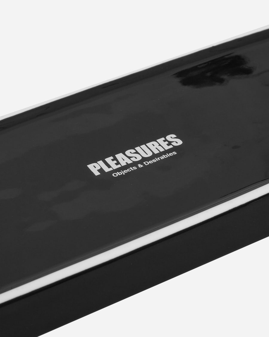 Pleasures Logo Ceramic Tray Black, view 5