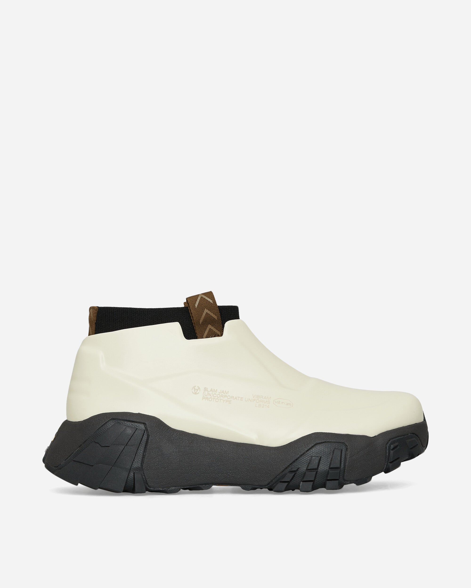 Slam Jam Vibram Rubber Core Boots White Asparagus