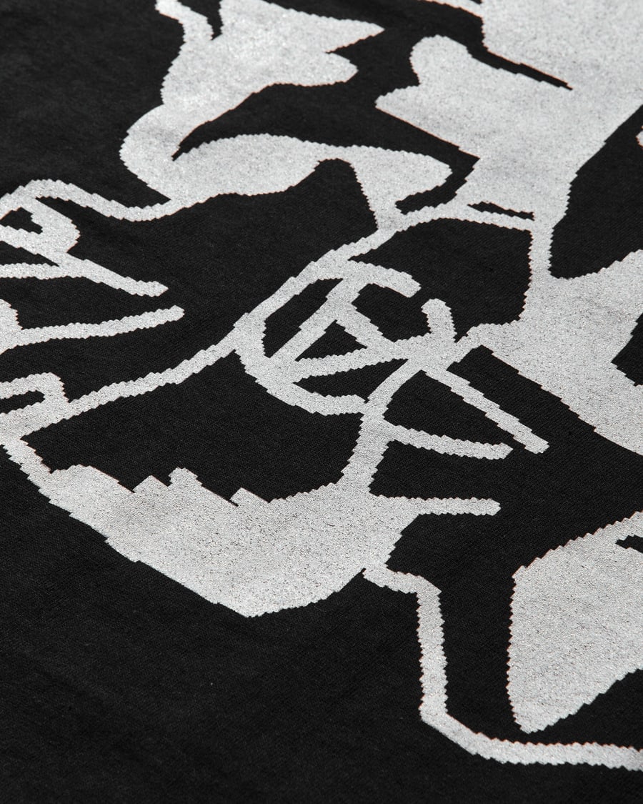 Slam Jam Storia Vera Omino T-Shirt Black, view 4