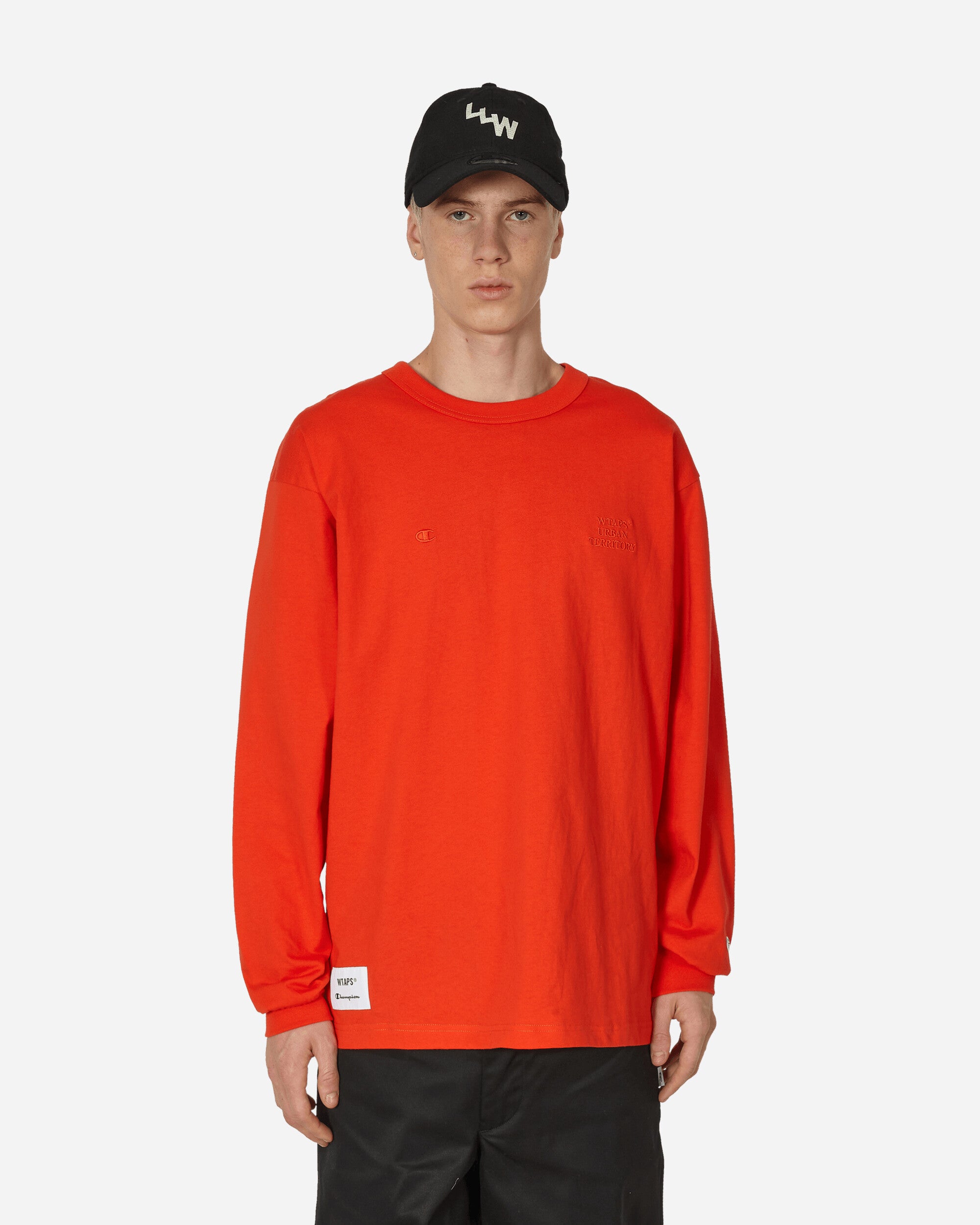 Champion WTAPS Academy Longsleeve T-Shirt Orange