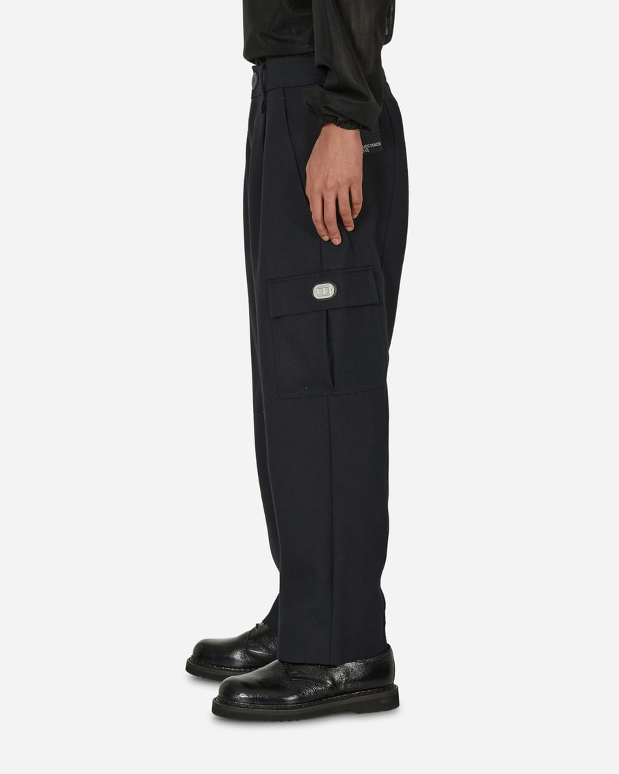 Haydenshapes Merino Piston Pleated Patch Cargo Pants Black, view 2