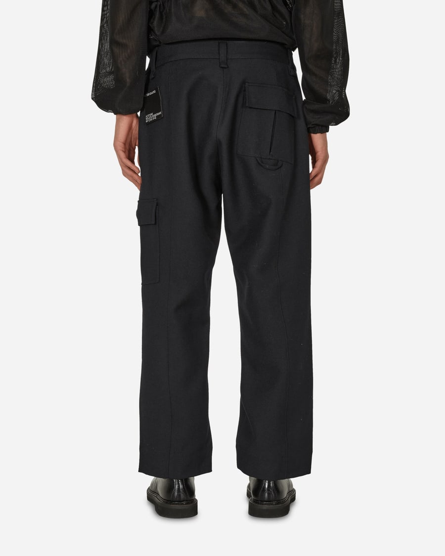 Haydenshapes Merino Piston Pleated Patch Cargo Pants Black, view 3