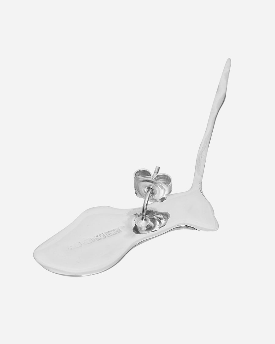 Octi Puddle Earring Silver, view 4
