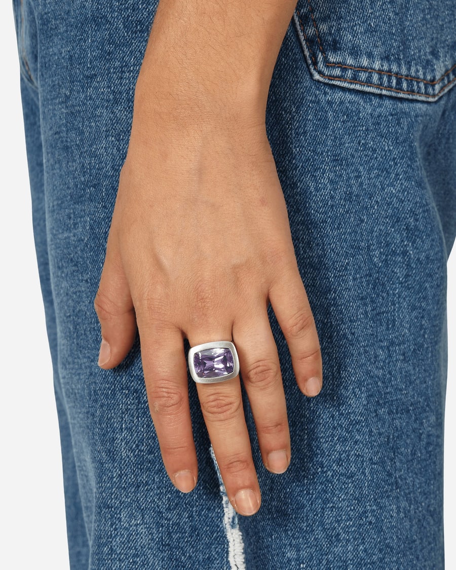 Abra Stone Ring Silver / Purple, view 6