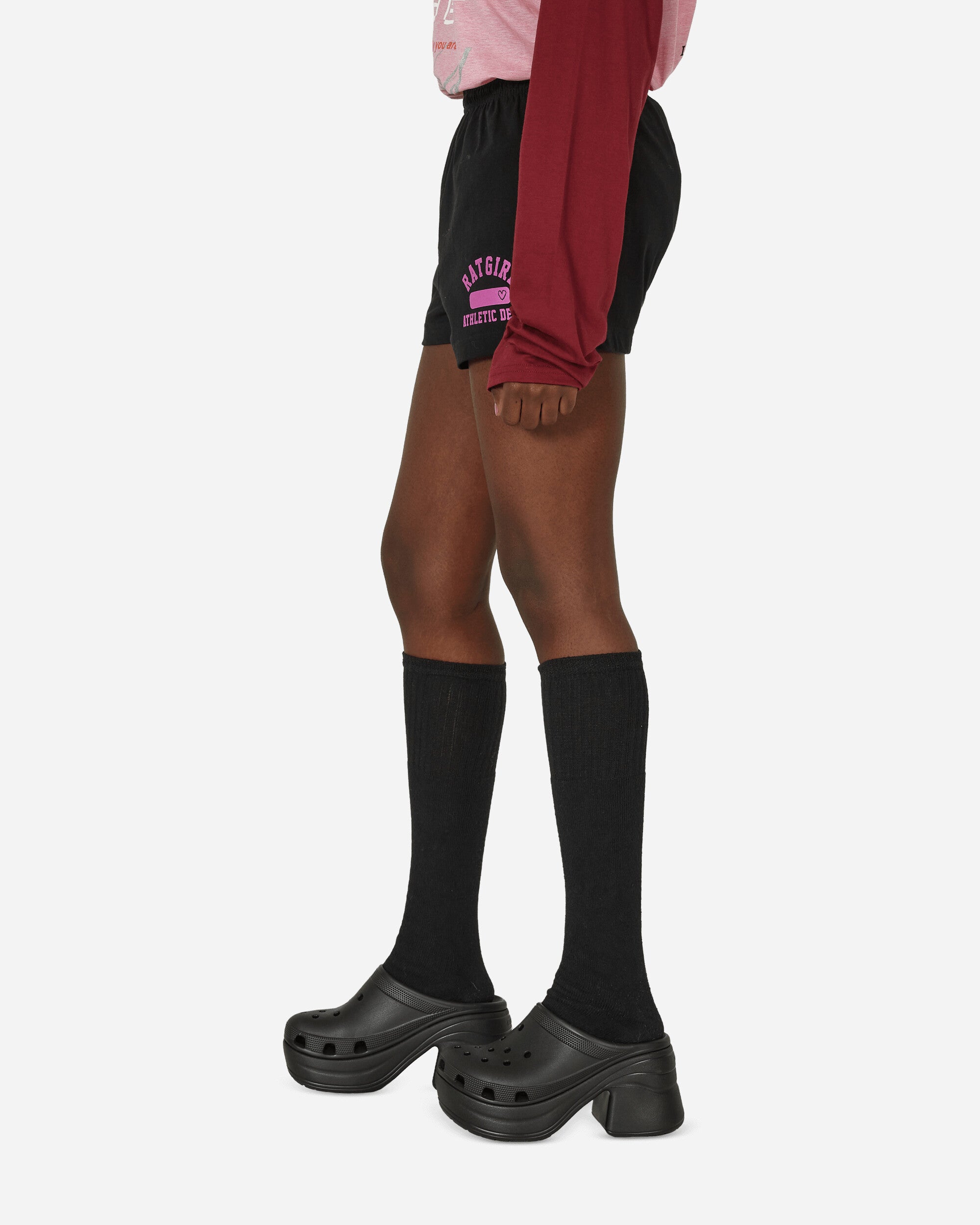 Stray Rats Ratgirl P.E. Shorts Black
