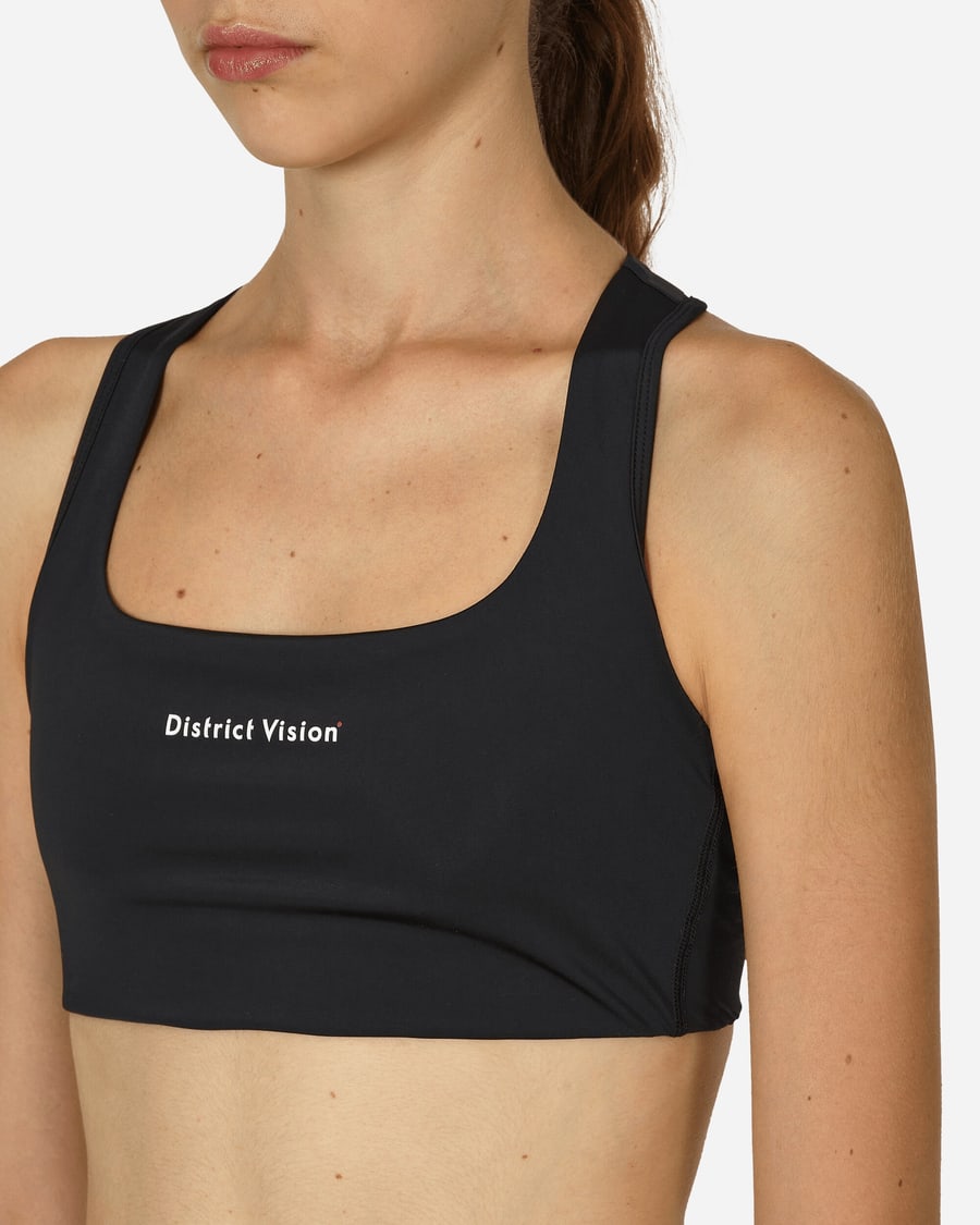 District Vision Twin Layer Medium Support Bra Black, view 5