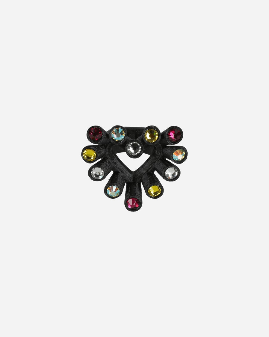 Roussey Single Luv Ring Black, view 2