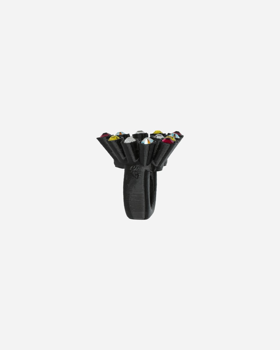 Roussey Single Luv Ring Black, view 3