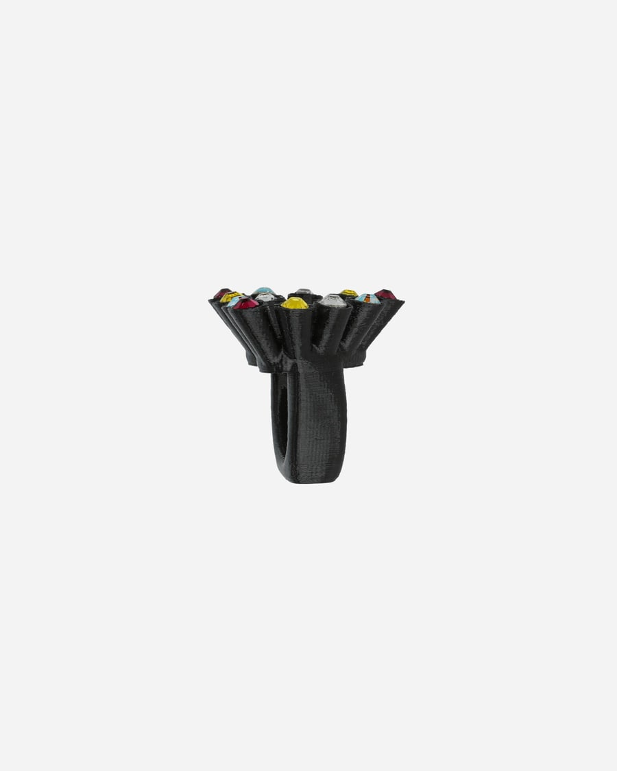 Roussey Single Luv Ring Black, view 5