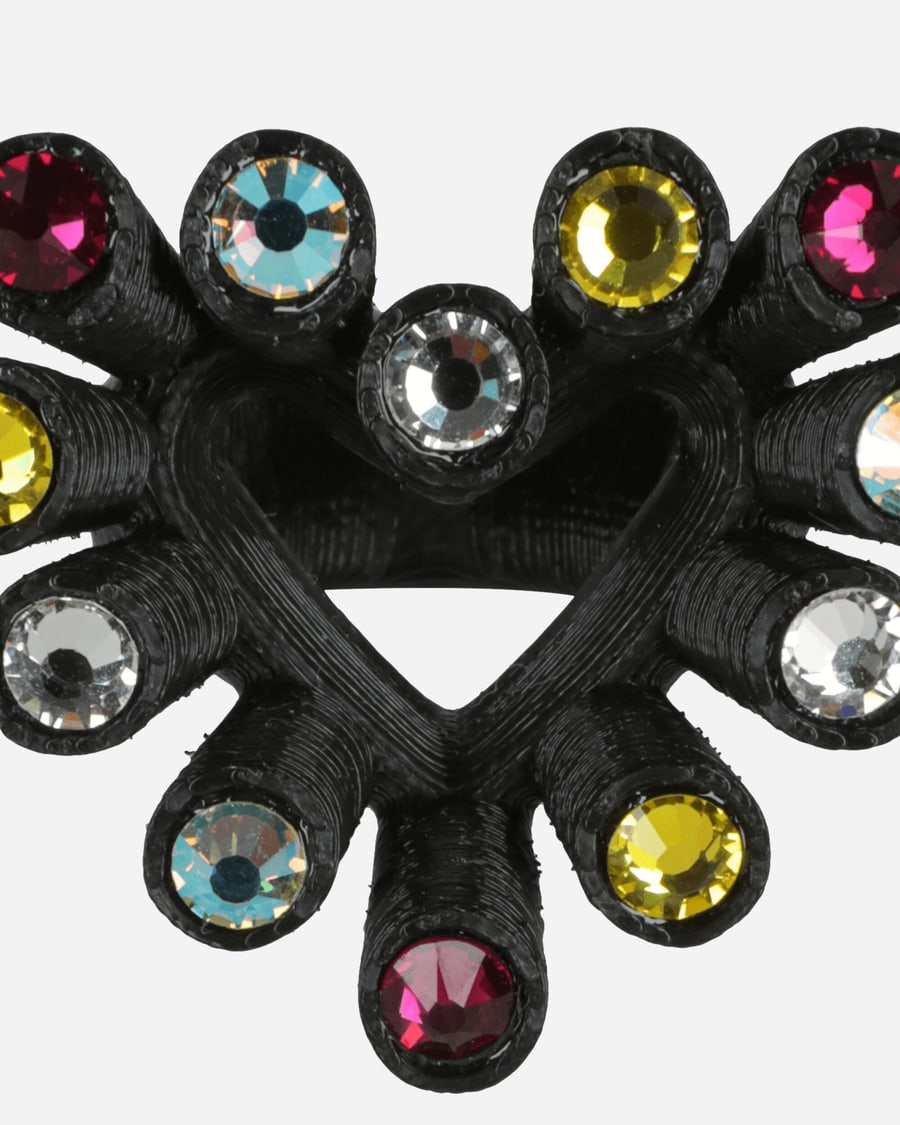 Roussey Single Luv Ring Black, view 8