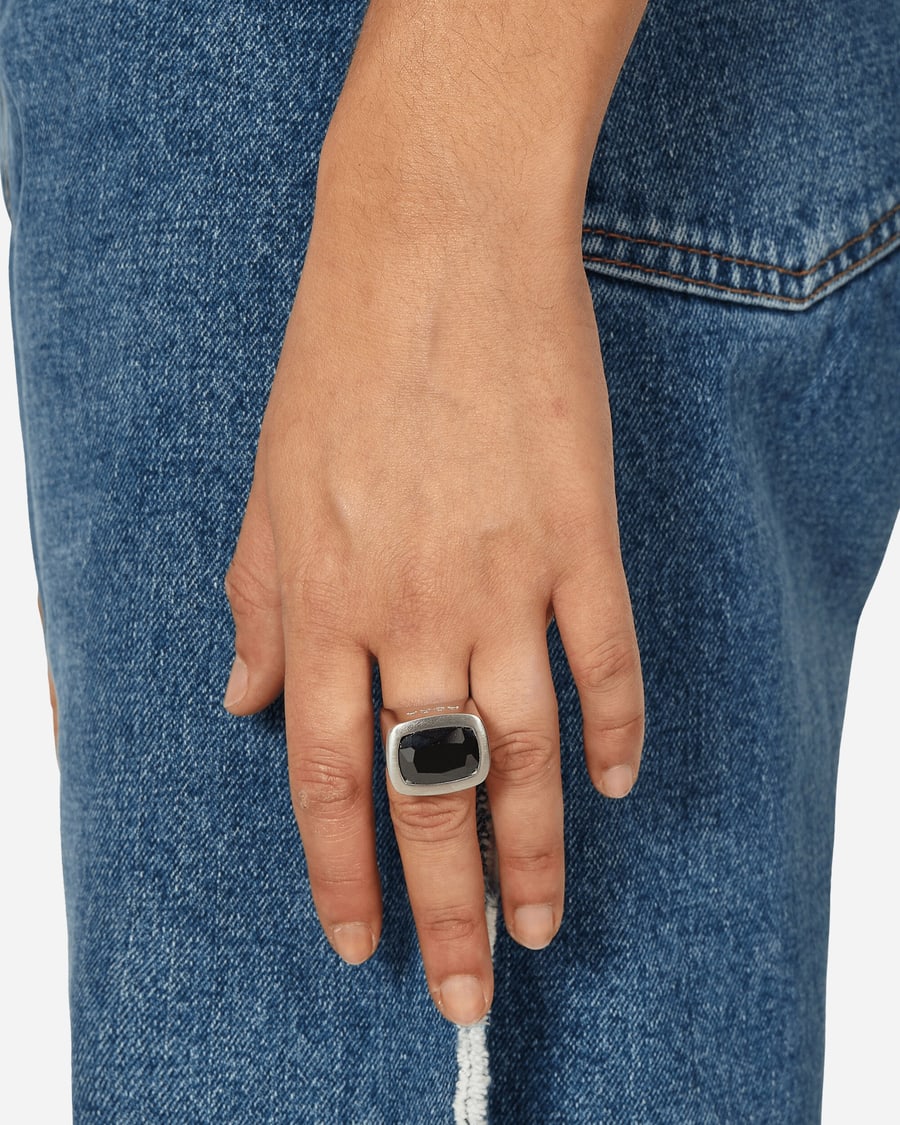 Abra Stone Ring Silver / Black, view 6