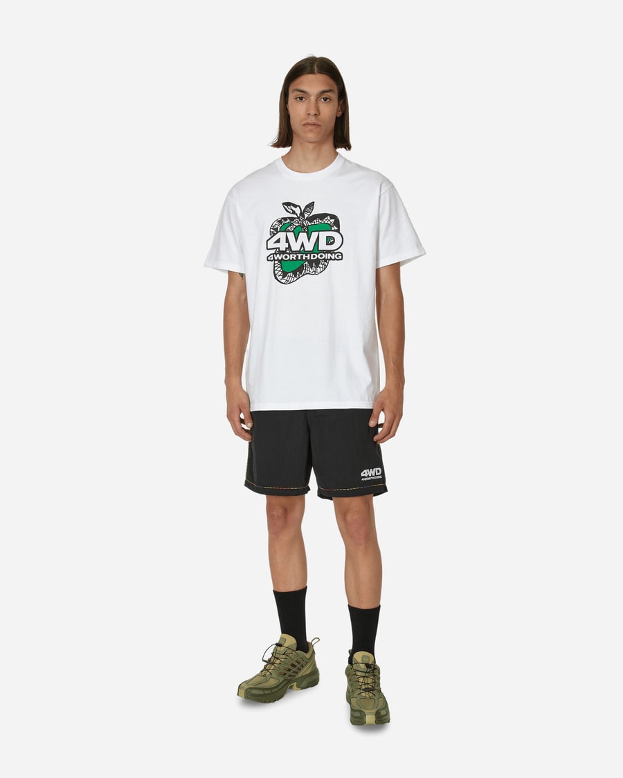 4 Worth Doing Gradient Stitched Shorts Black, view 4