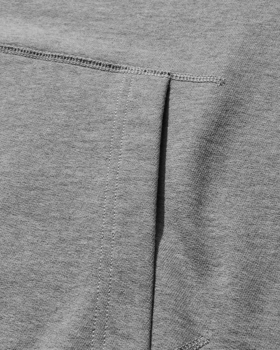 Slam Jam Graphic Hooded Sweatshirt Grey, view 4