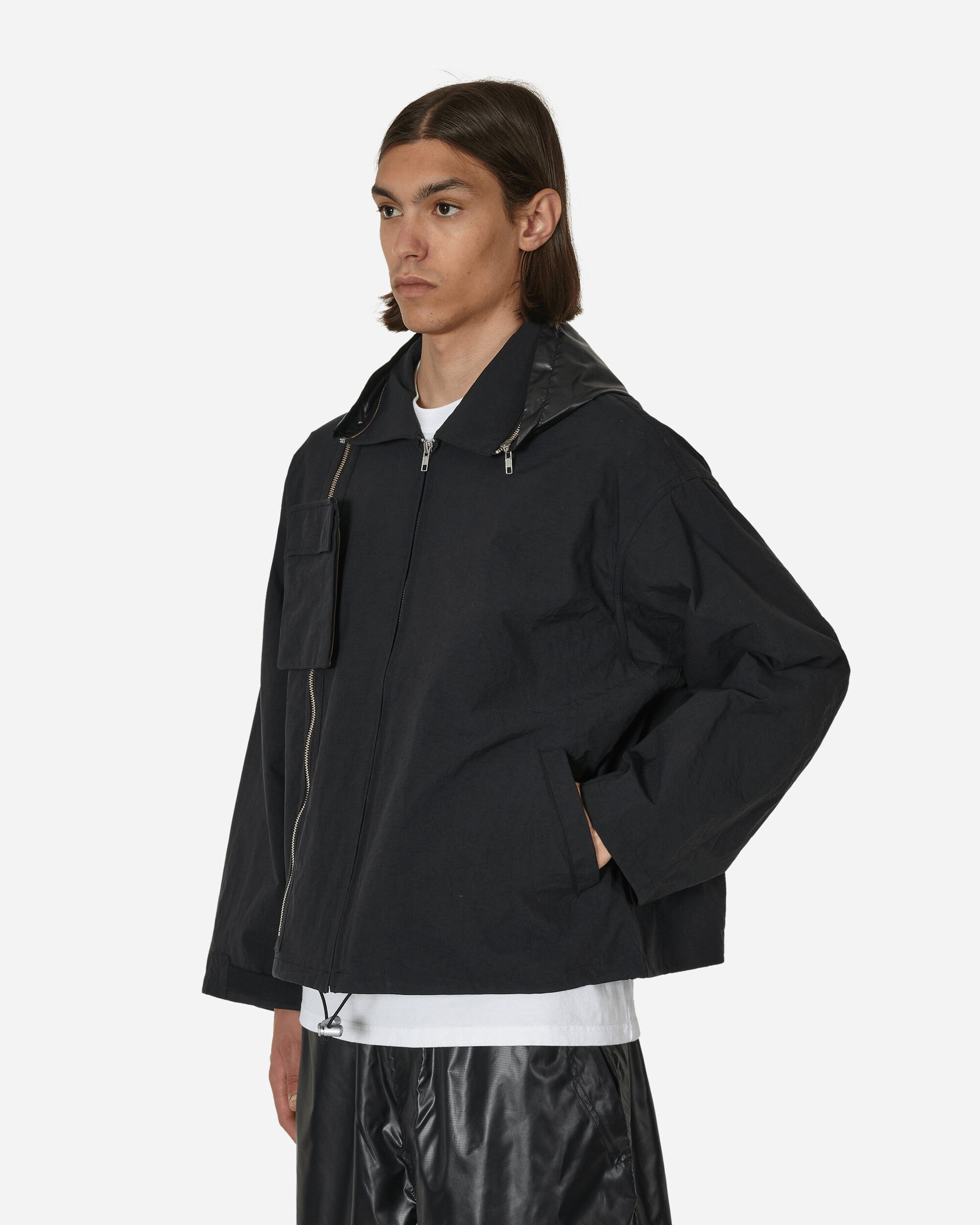 Phingerin Hood Cut Moving Jacket Black, view 2