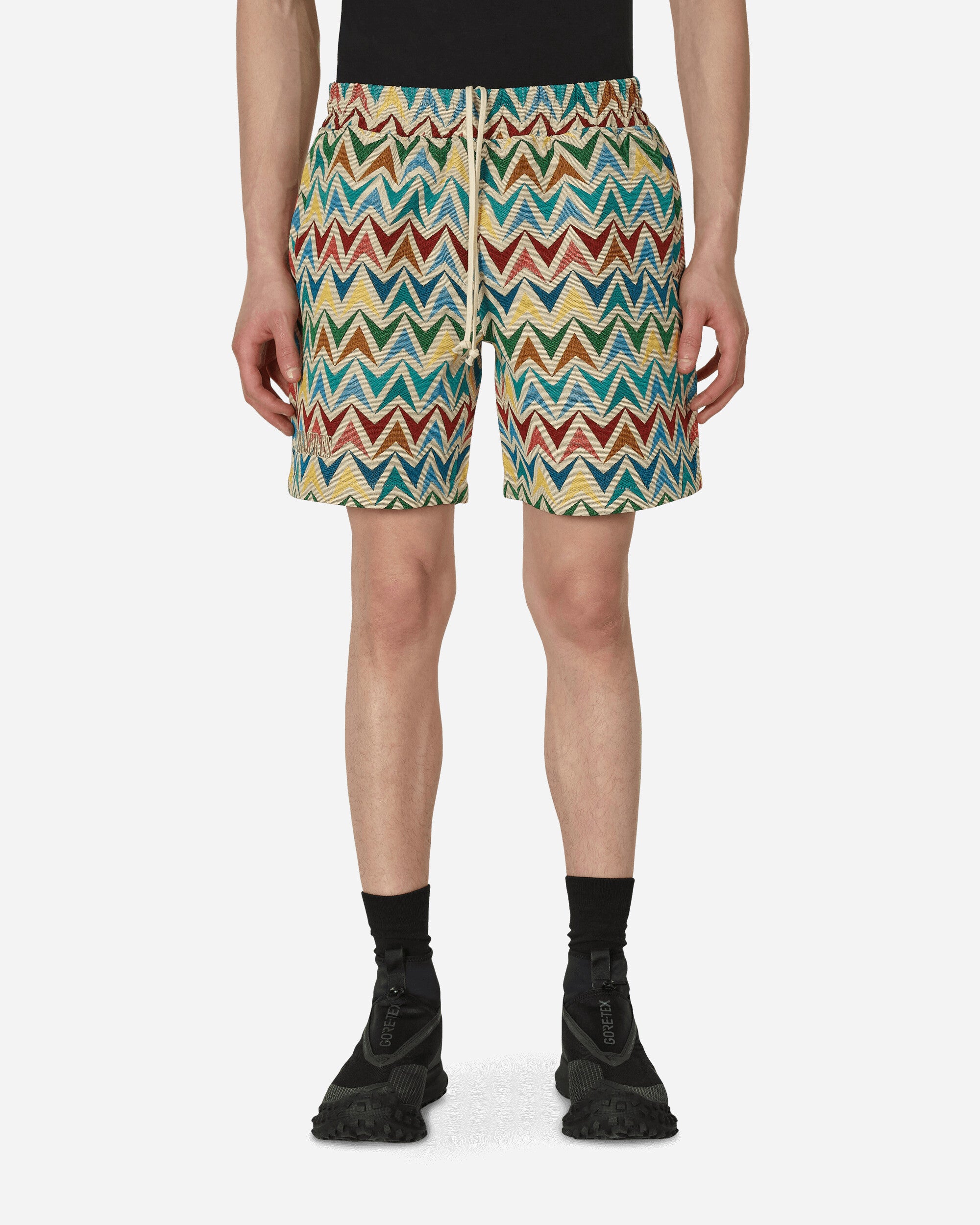 Pleasures Basket Woven Shorts Multicolor