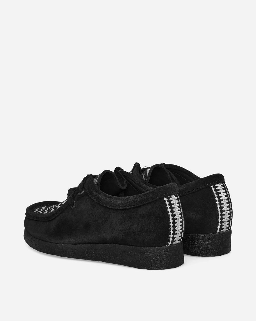 Clarks Slam Jam Wallabee Shoes Black, view 4