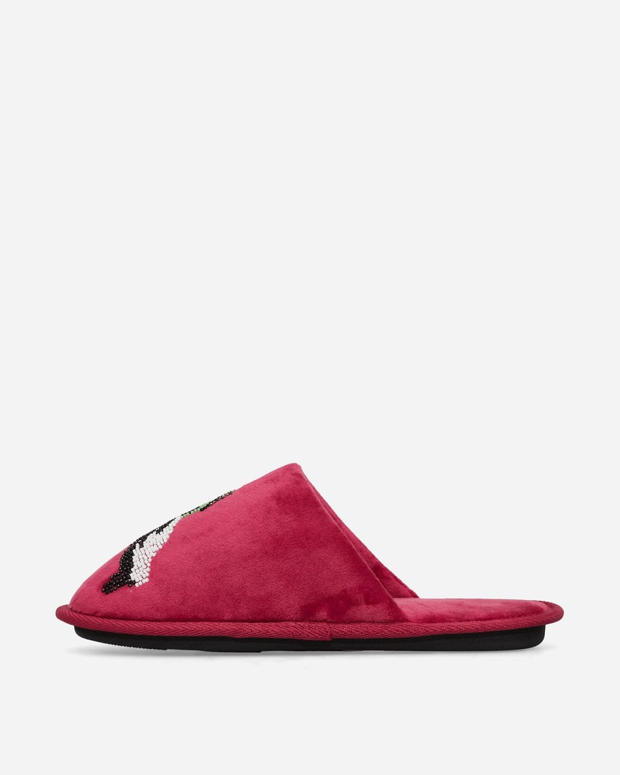 Fucking Awesome House Slippers Red, view 3