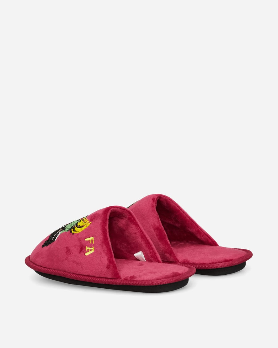 Fucking Awesome House Slippers Red, view 4