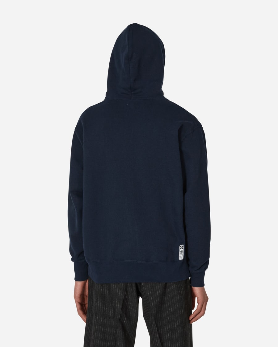 Sequel Zip-Up Hooded Sweatshirt Blue, view 3