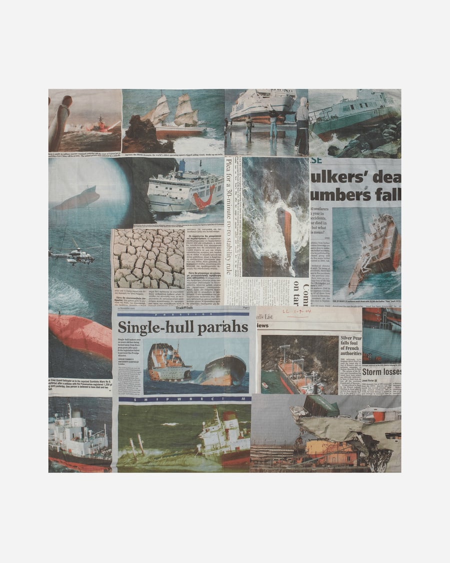 Serapis Newspaper Cut Bedsheets Multicolor, view 2