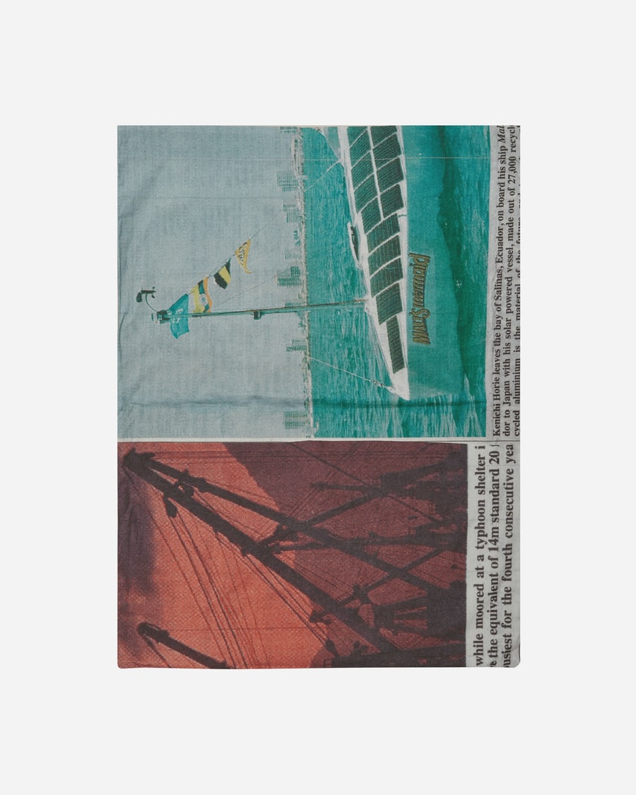 Serapis Newspaper Cut Bedsheets Multicolor, view 4