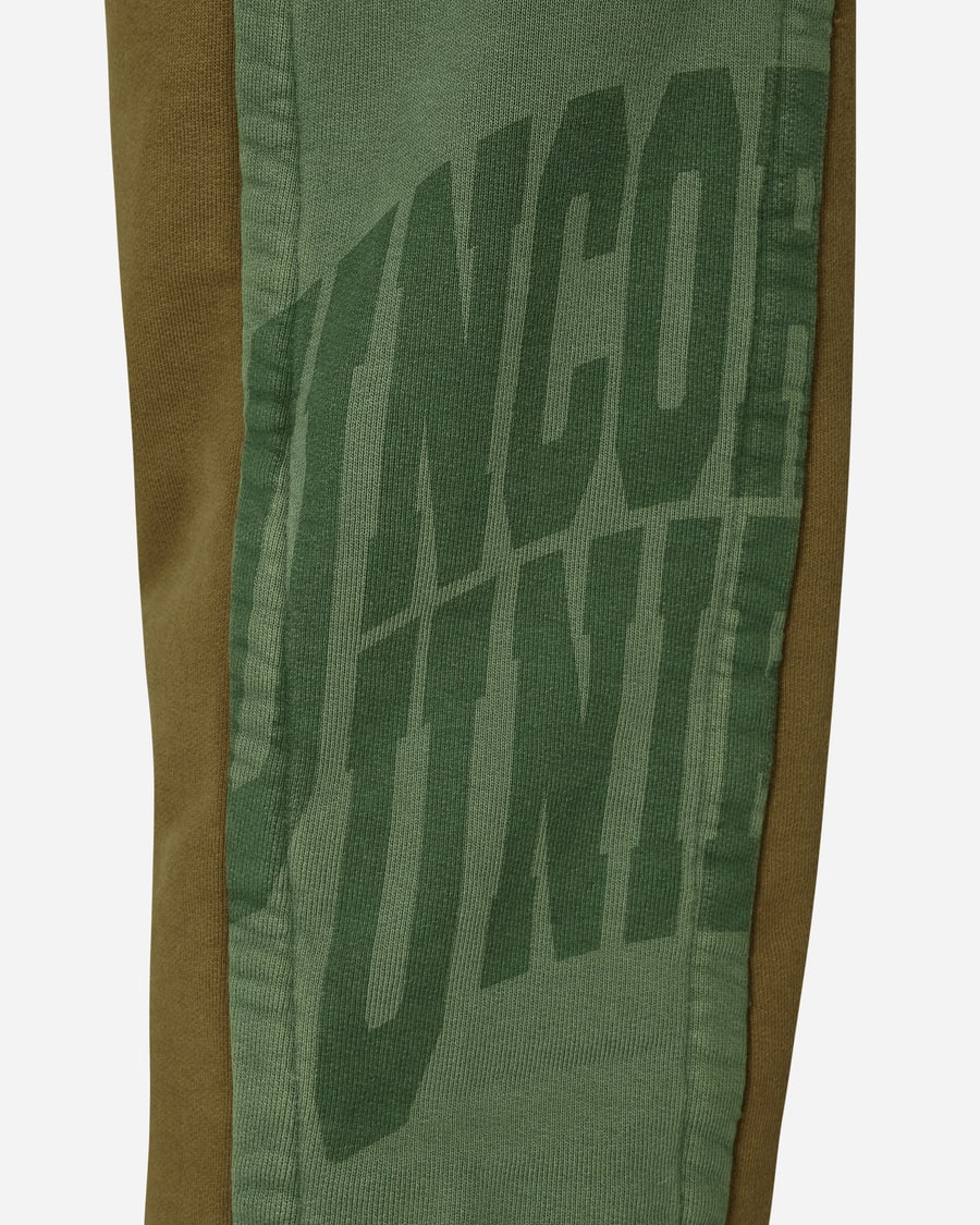 Slam Jam Panel Sweatpants Green / Brown, view 6