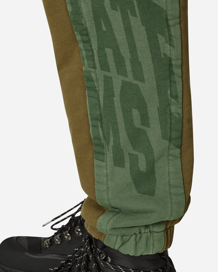 Slam Jam Panel Sweatpants Green / Brown, view 8