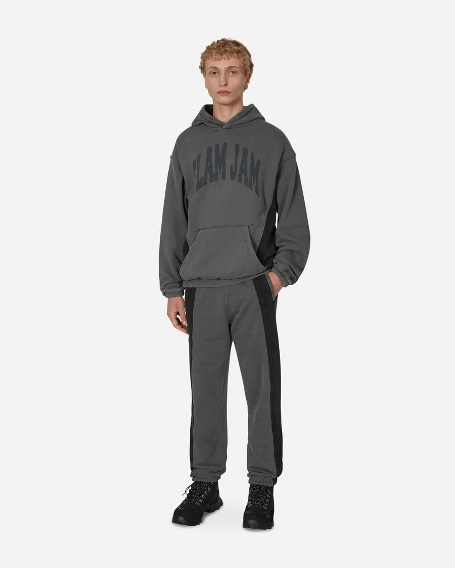 Slam Jam Panel Sweatpants Grey / Black, view 4