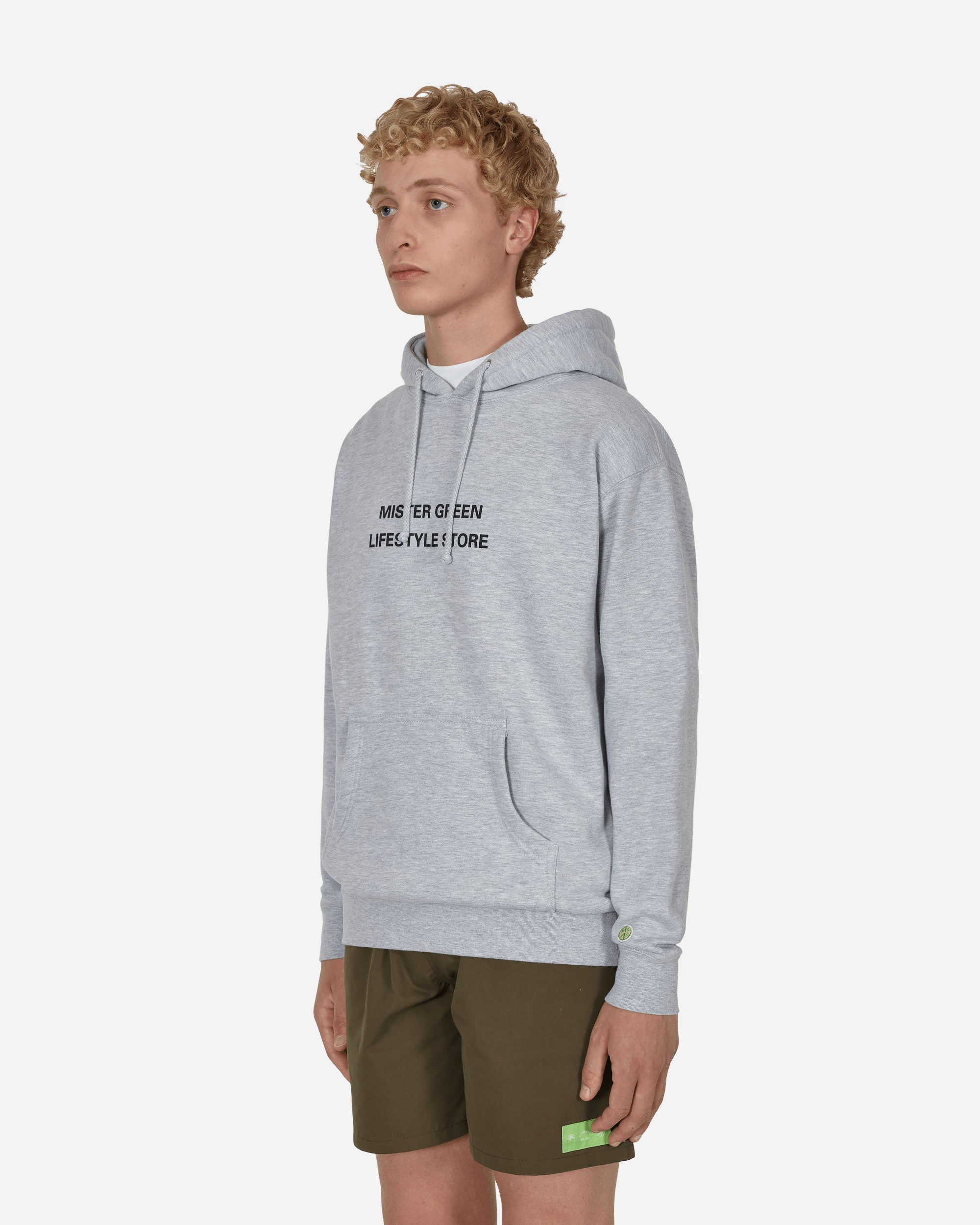 Mister Green N°1 Hooded Sweatshirt Grey, view 2