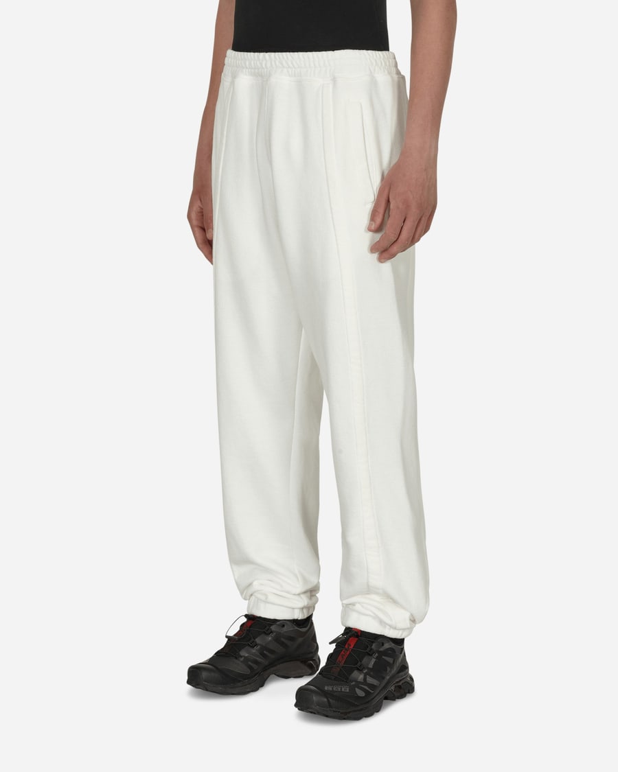Slam Jam Panel Basic Sweatpants White, view 2