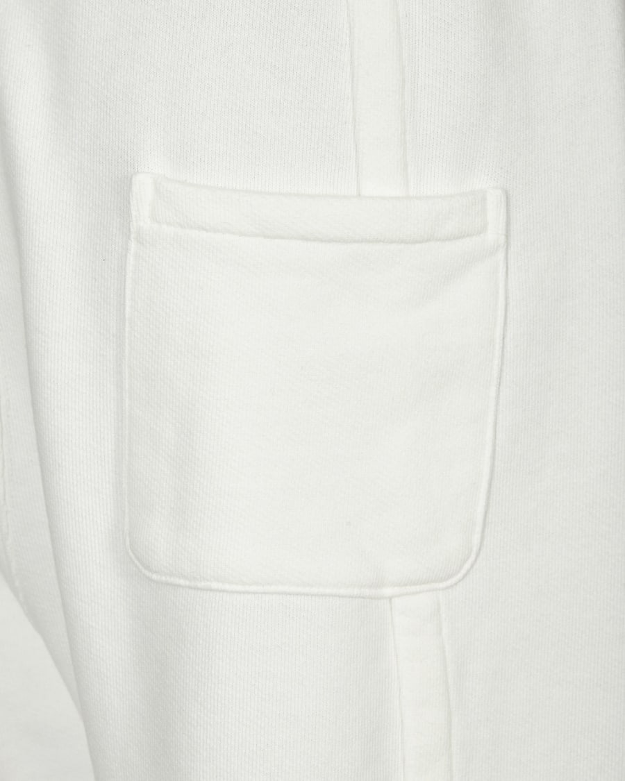 Slam Jam Panel Basic Sweatpants White, view 7