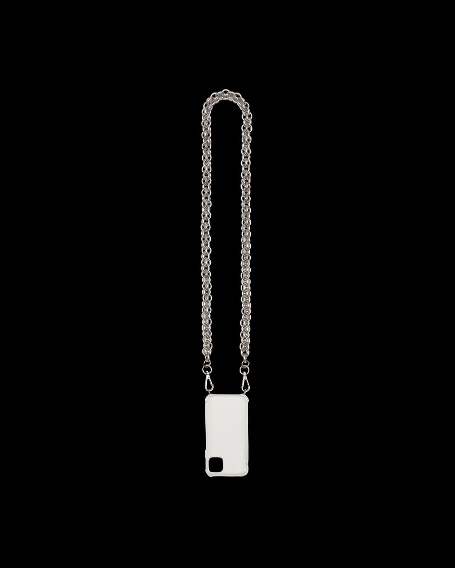 1017 ALYX 9SM Small Chunky Chain Strap iPhone 11 Case Multicolor