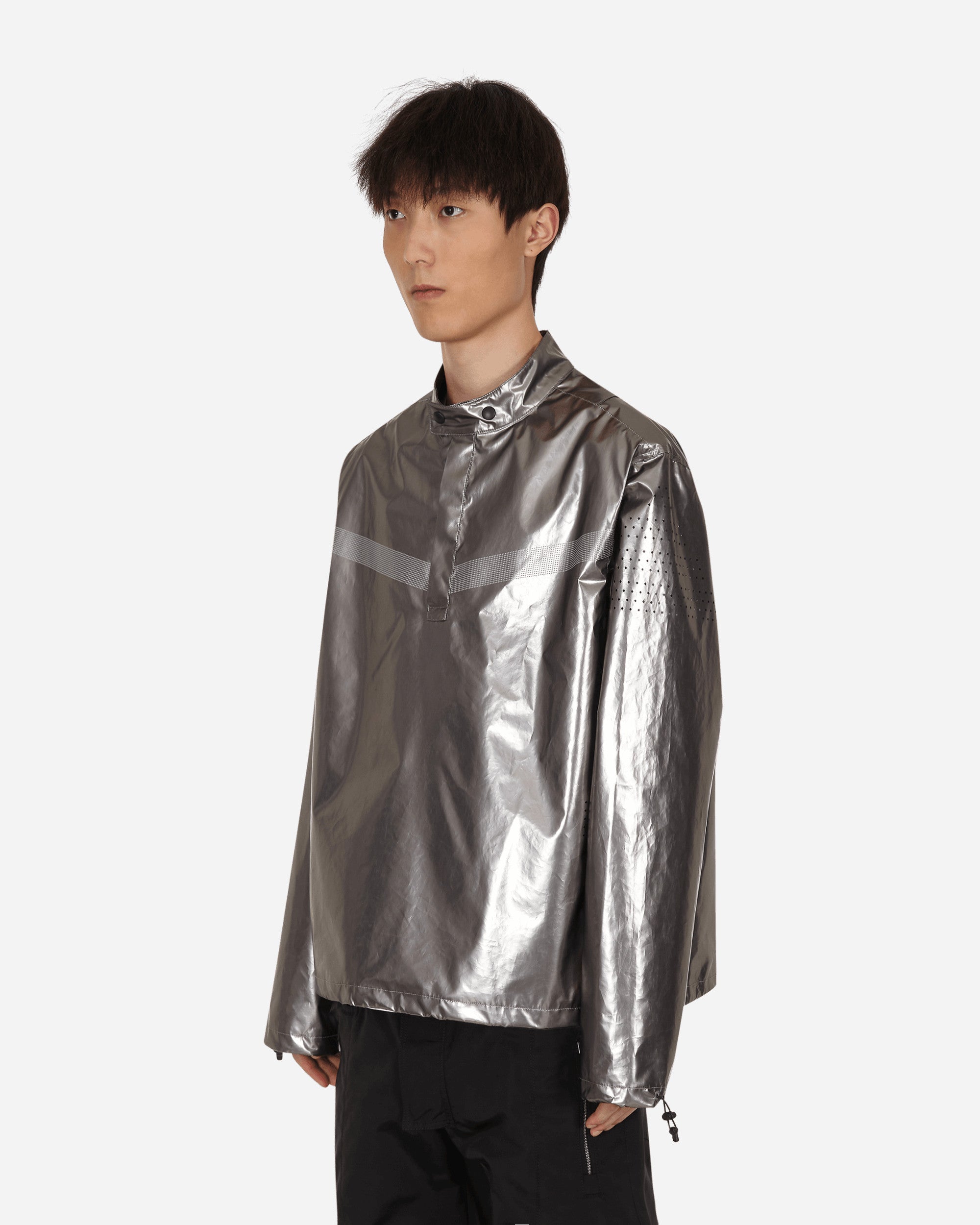 Slam Jam Devo Reverse Evolution Track Top Grey, view 2
