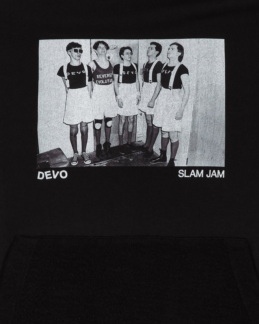 Slam Jam Devo Reverse Evolution Hooded Sweatshirt Multicolor, view 6