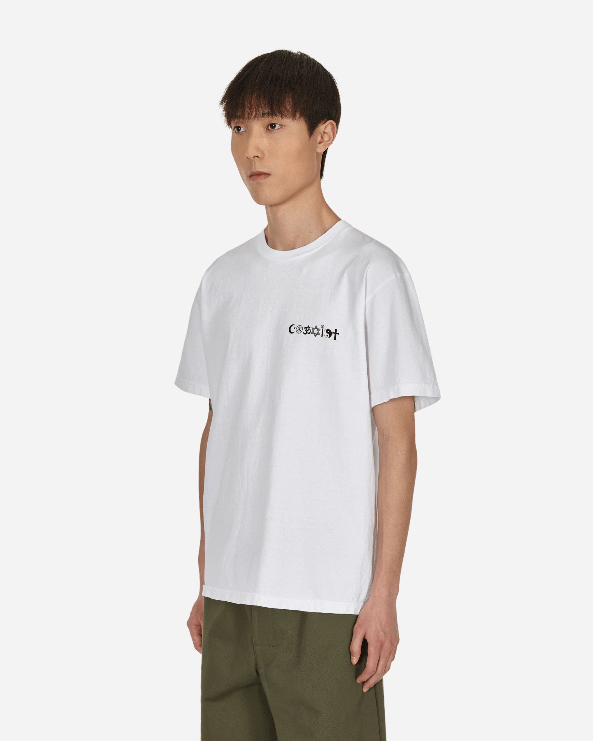 Mister Green Coexist V2 T-Shirt White, view 2