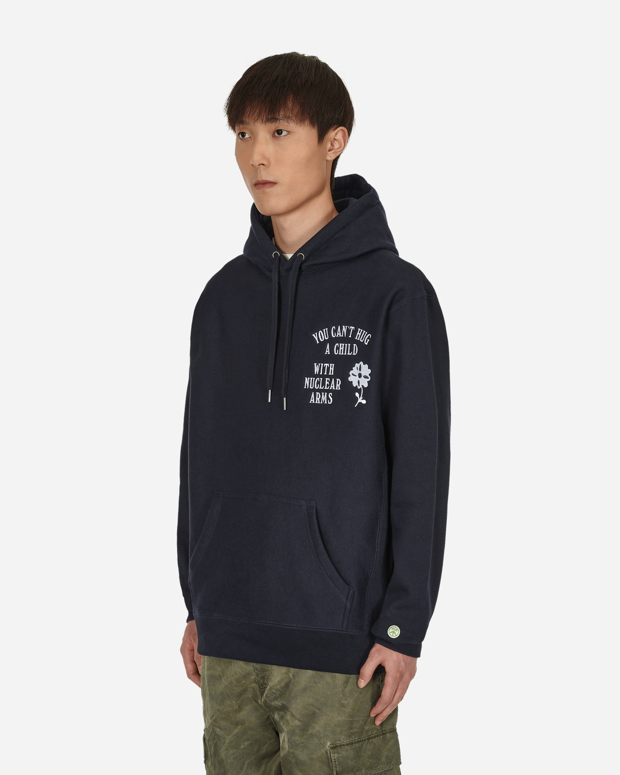 Mister Green Nuclear Arms Hooded Sweatshirt Blue, view 2