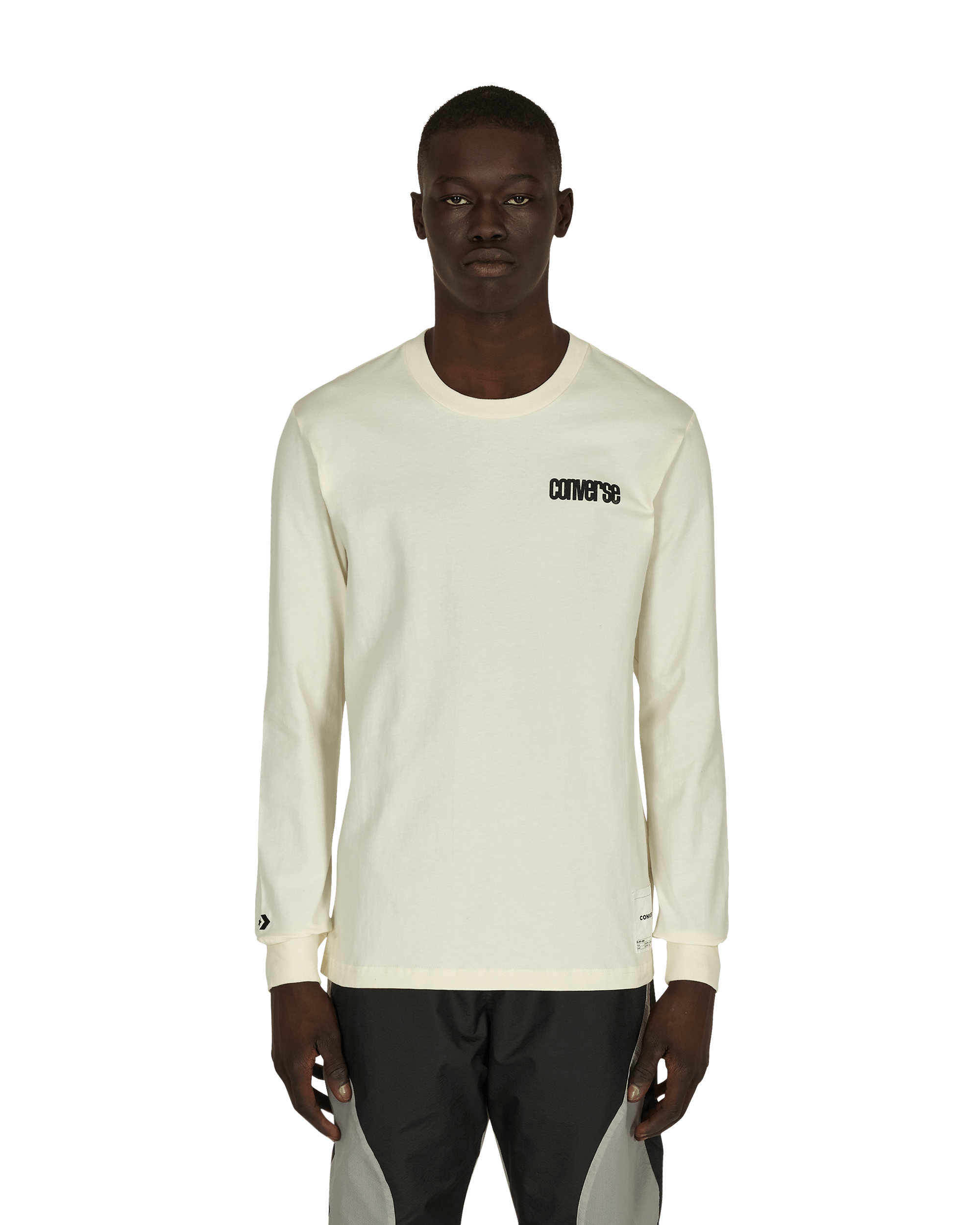 Converse Slam Jam Long Sleeve T-Shirt Beige, view 2