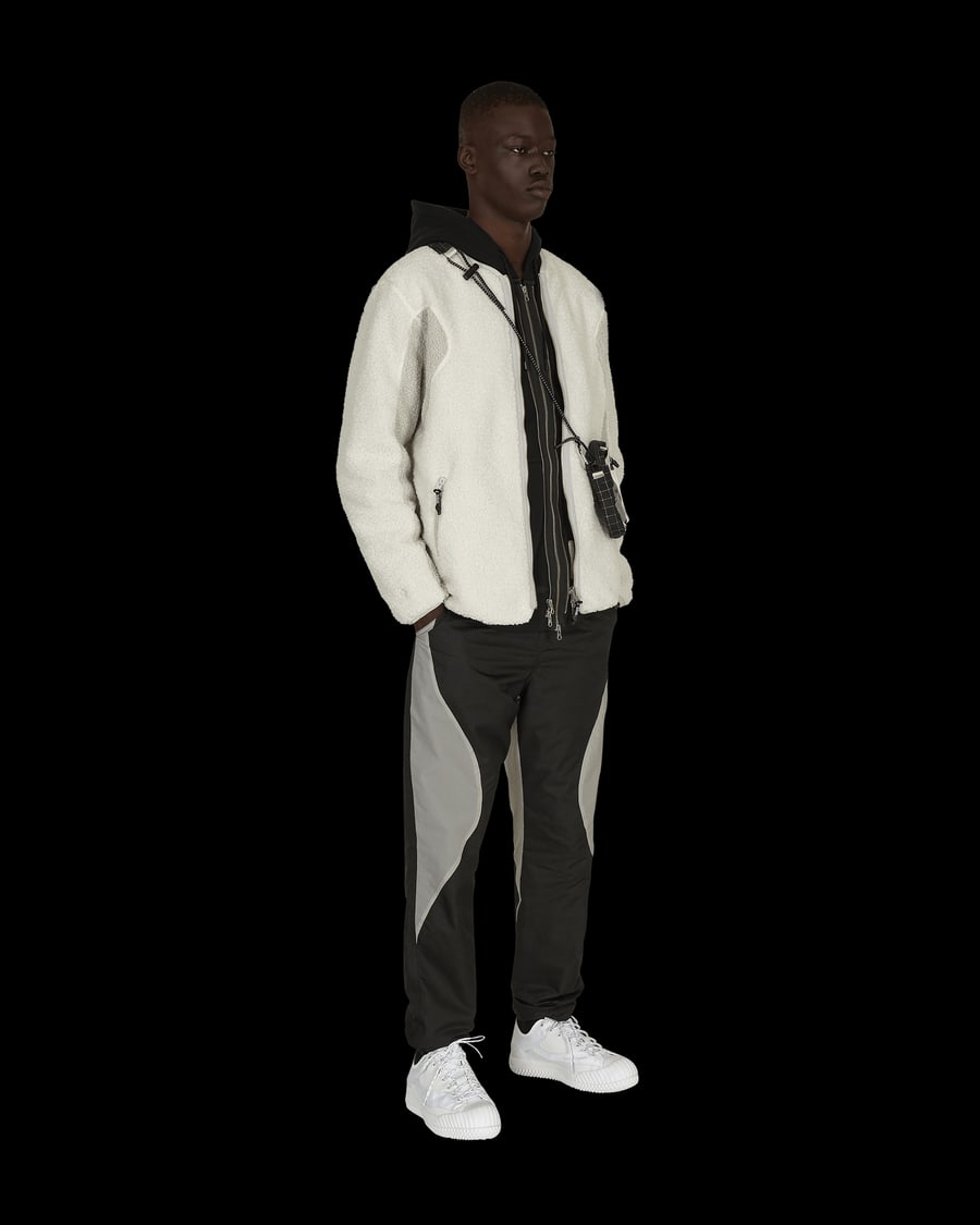 Converse Slam Jam Sherpa Reversible Jacket Grey, view 7