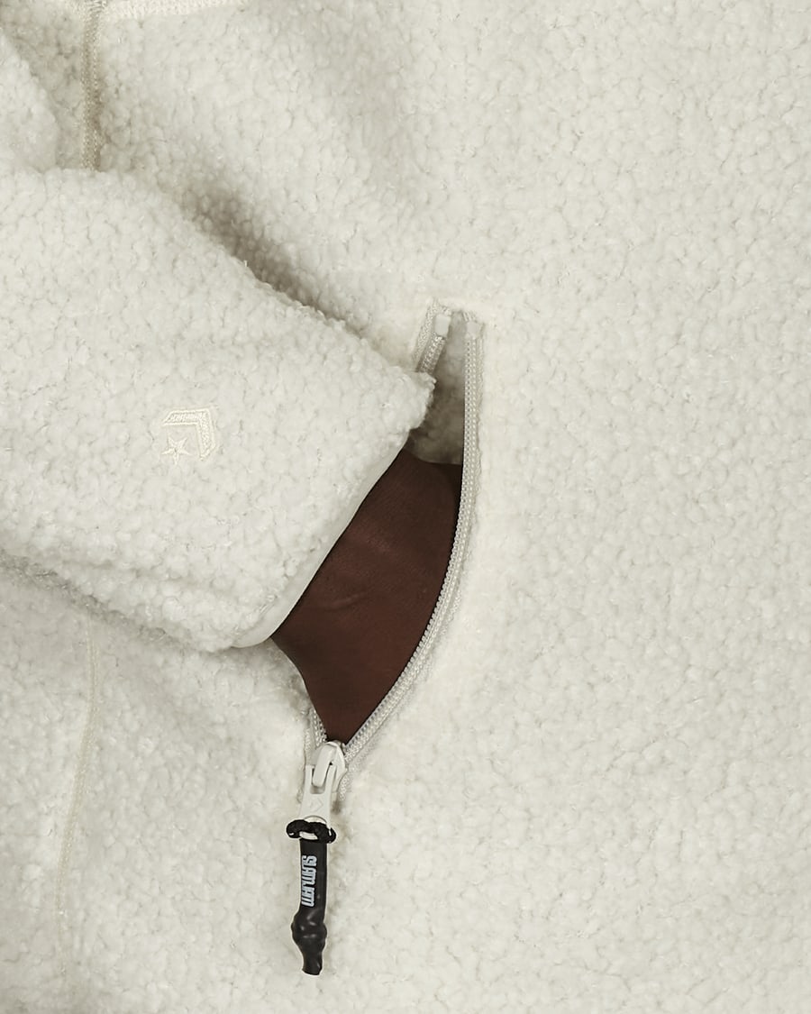 Converse Slam Jam Sherpa Reversible Jacket Grey, view 8