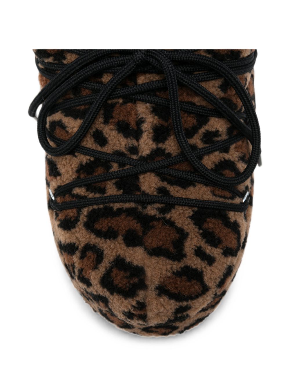 MOON BOOT Stivaletto Icon Low fur animalier leopardato, view 2