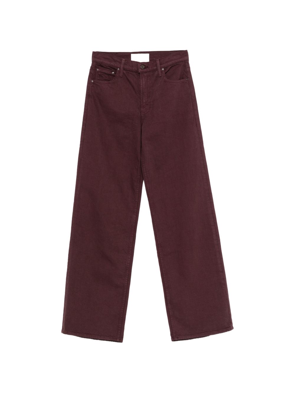 MOTHER Jeans The Rerun Zip Sneak marroni