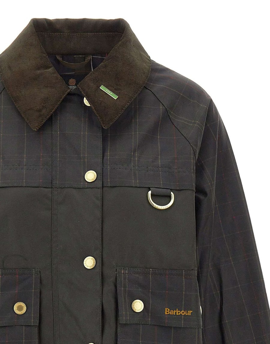 BARBOUR Giacca cerata Barbour Beadnell Olive, view 3
