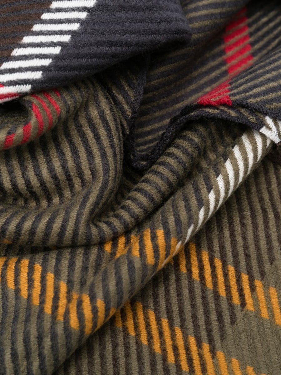 BARBOUR Sciarpa Barbour Blair tartan Classic con frange, view 2