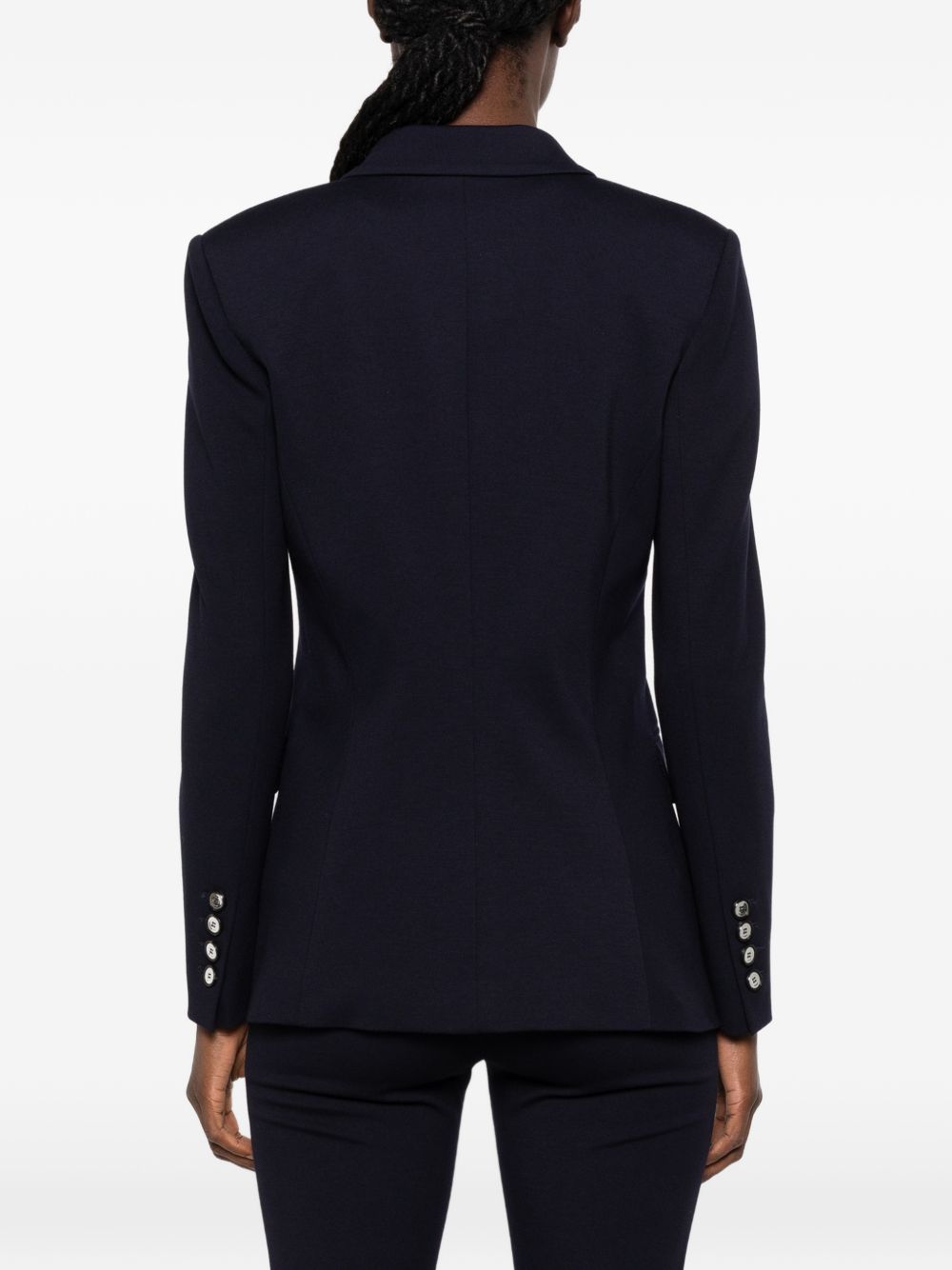 Pinko Giacca blazer New Signum nera foderata con tasche, view 2