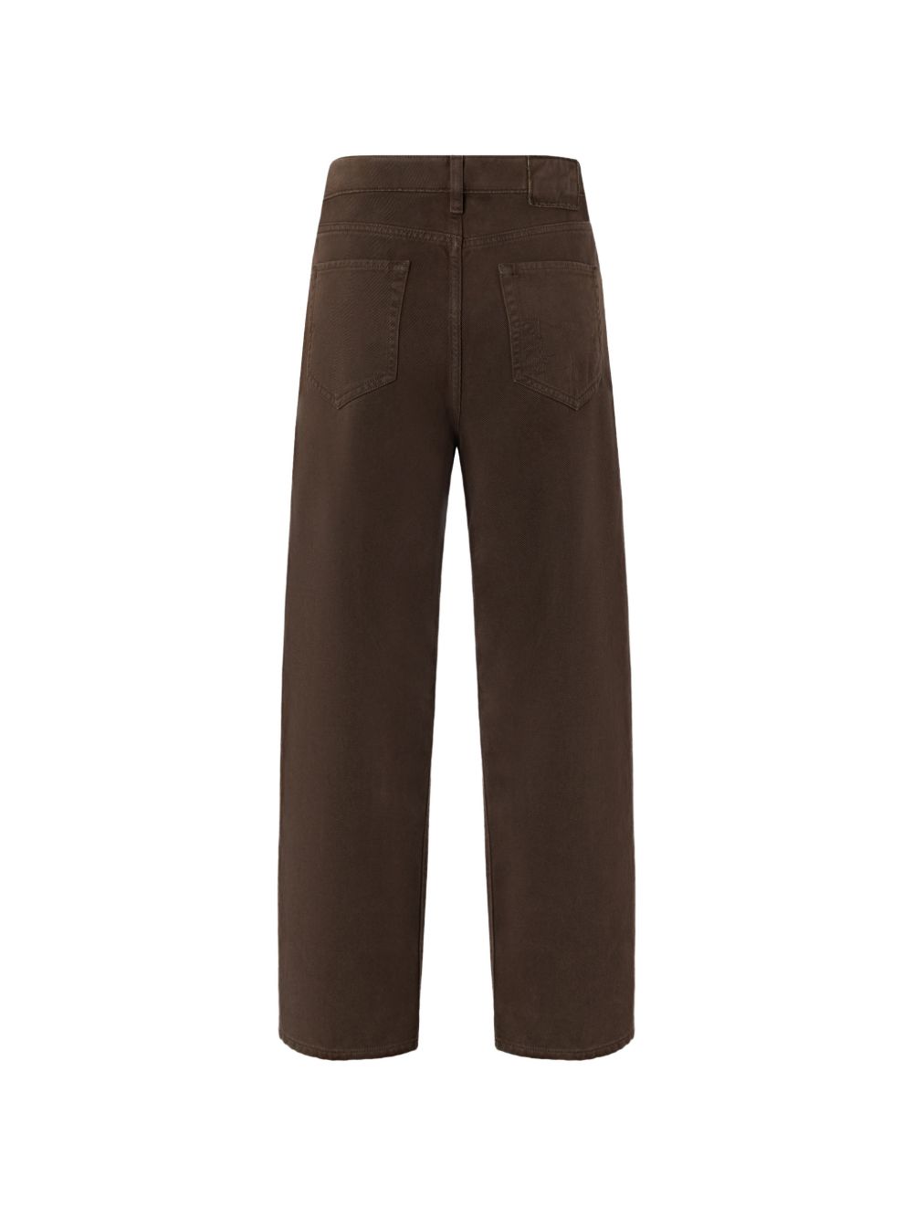 Pinko Jeans Estelle marroni in cotone, view 2
