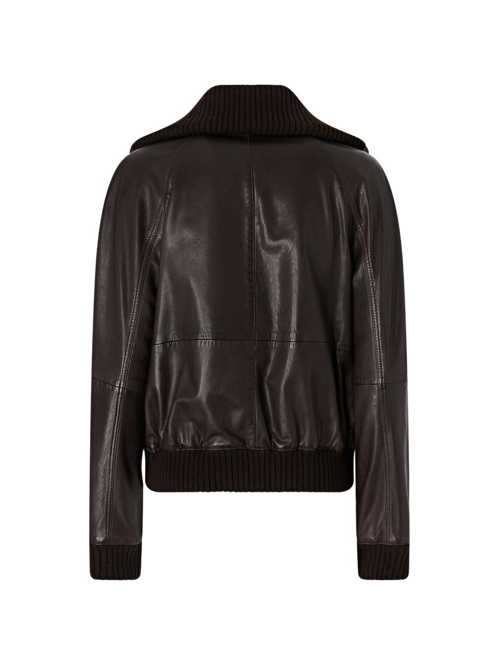 Pinko Giacca Bluma in ecopelle con zip, view 2