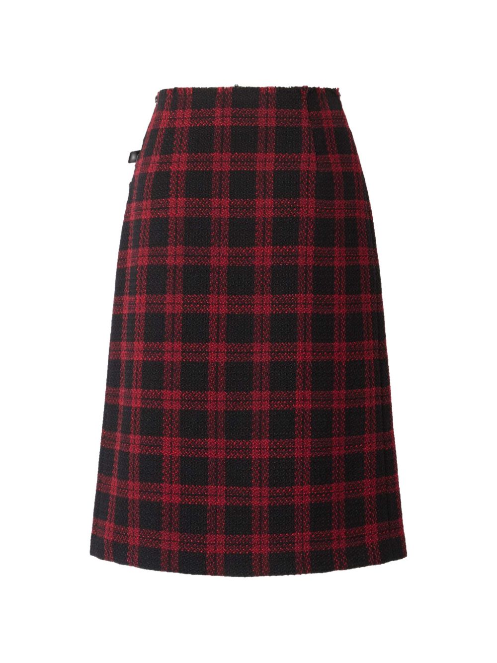 Pinko Gonna Griselina in tweed con chiusura asimmetrica, view 2
