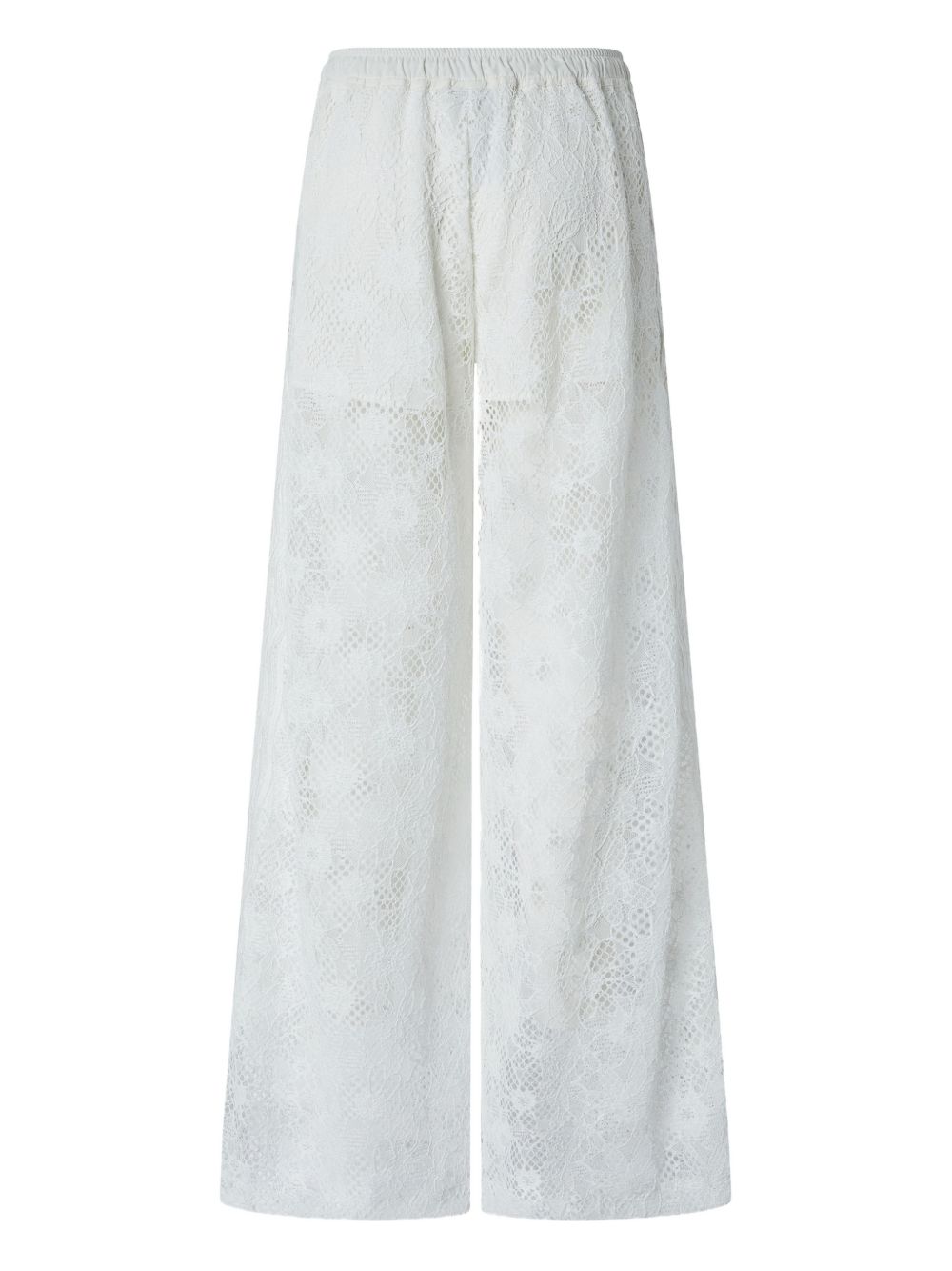 Pinko Pantaloni bianchi in pizzo, view 2