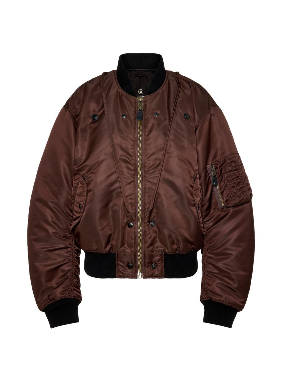 Maison Margiela Giubbotto imbottito reversibile marrone