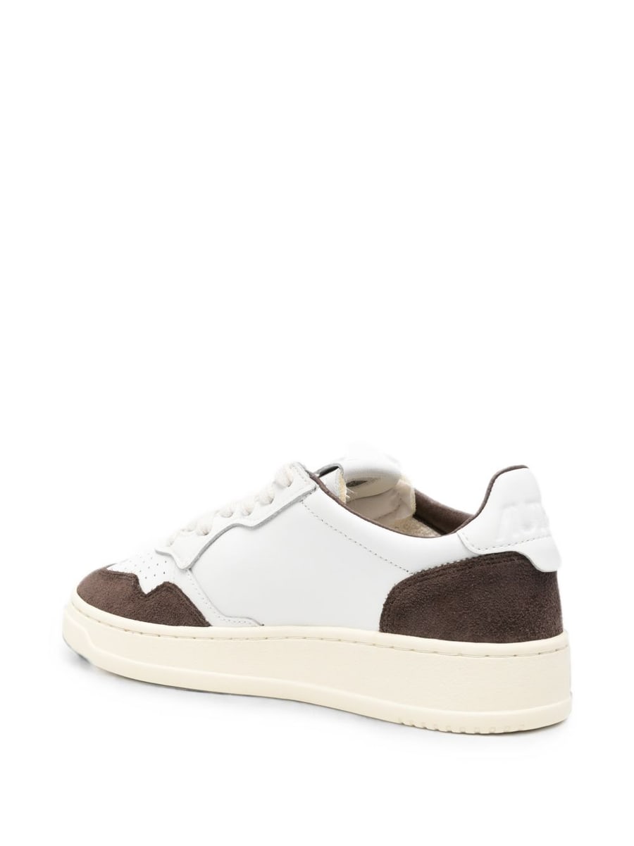 Autry Sneakers Medalist in pelle e suede marrone, view 4